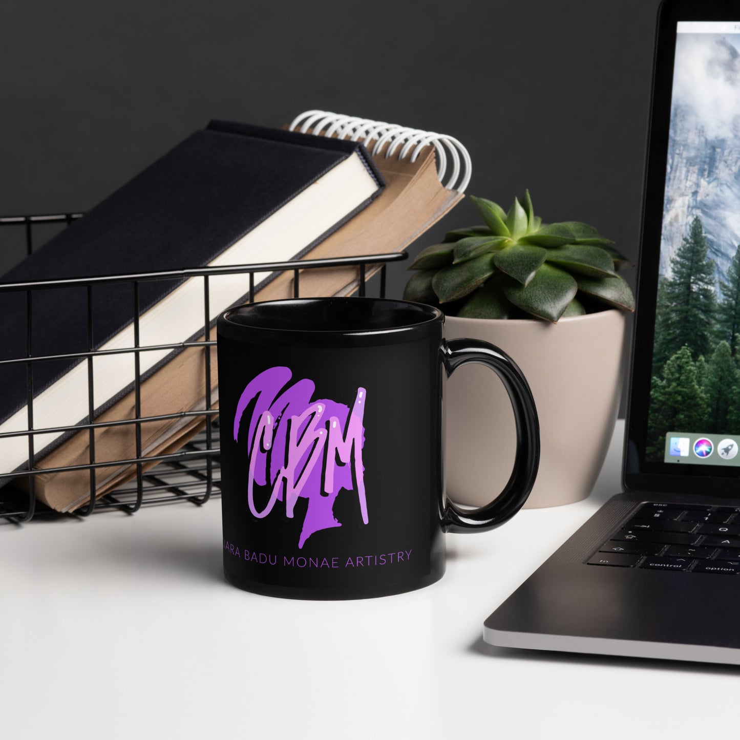 CBMA Black Glossy Mug