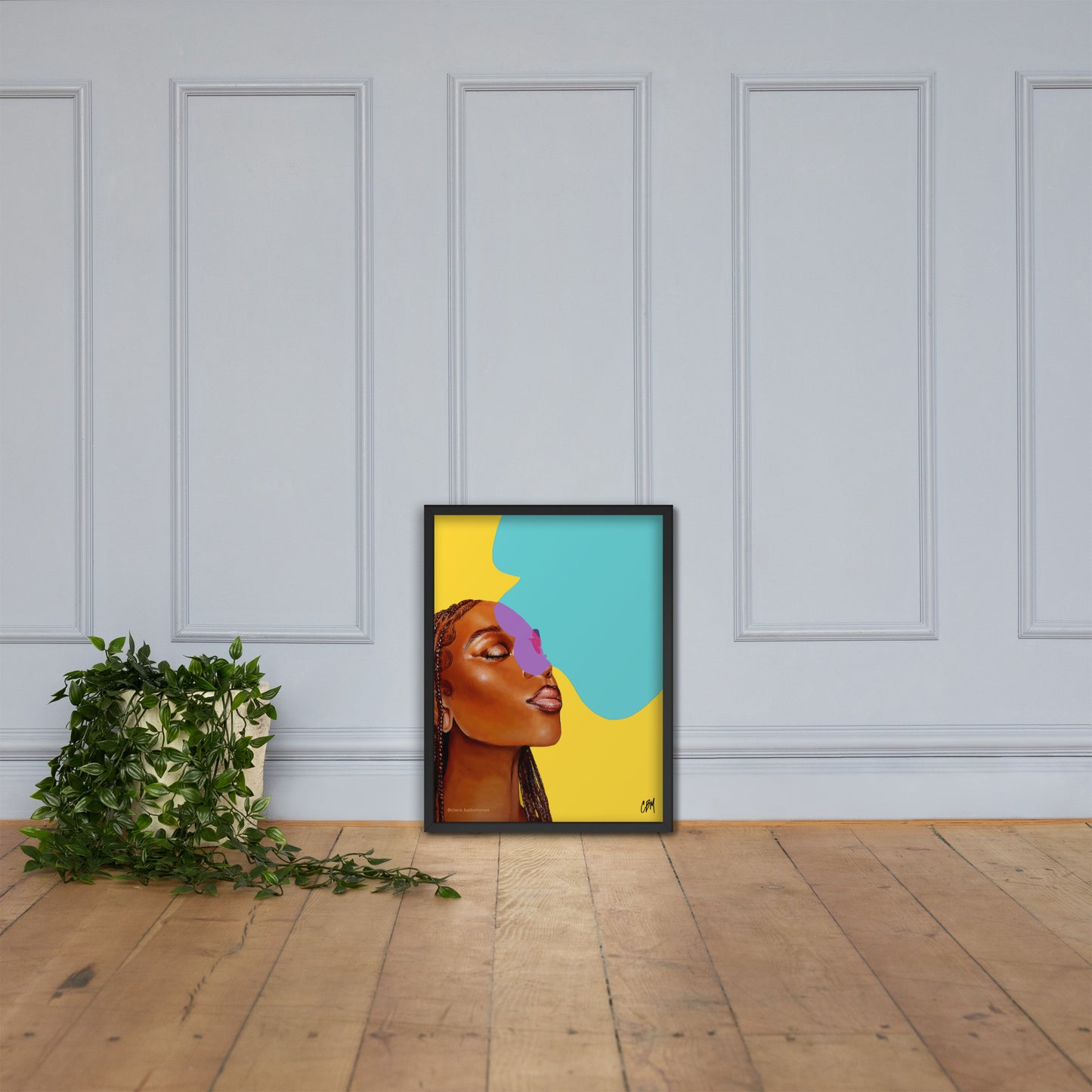 Message Received, Thank you Framed poster