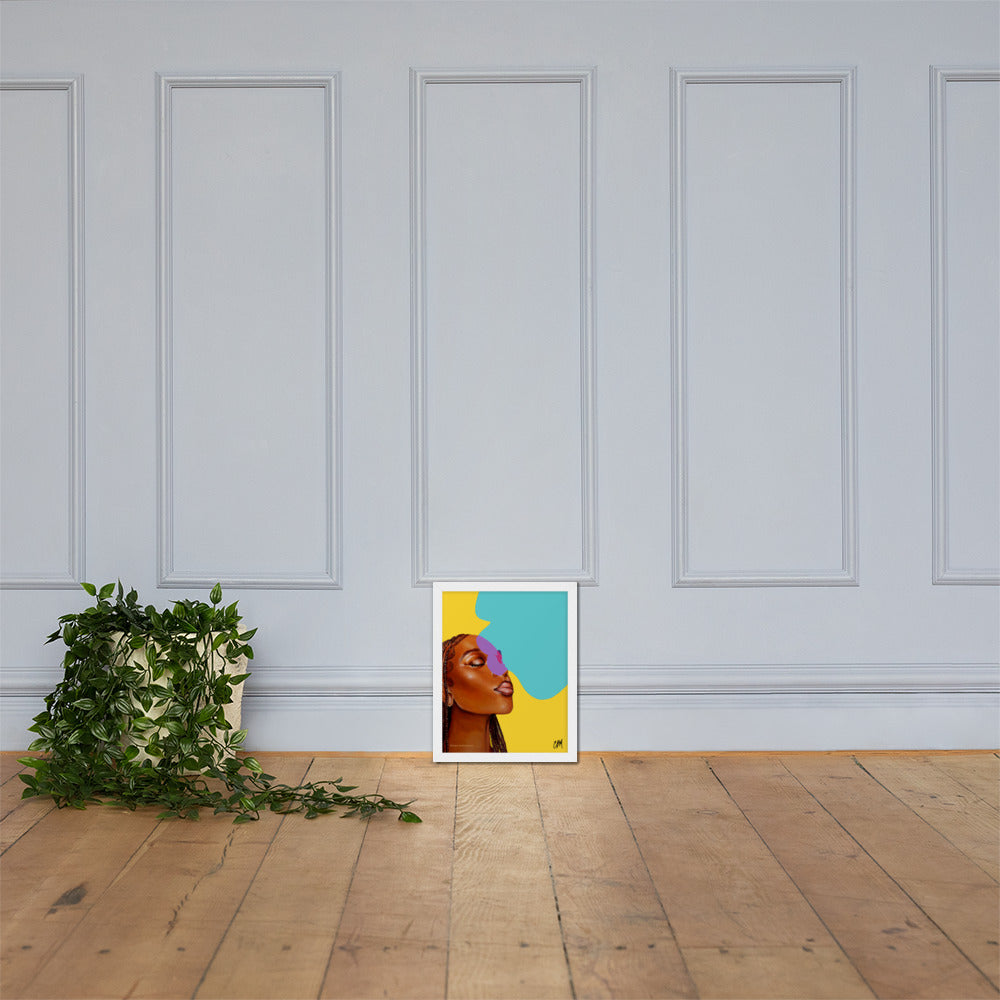 Message Received, Thank you Framed poster