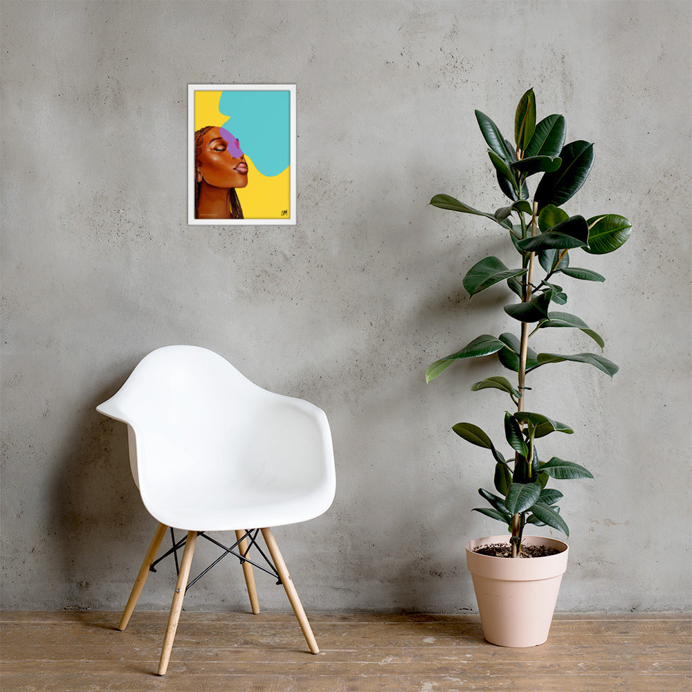 Message Received, Thank you Framed poster