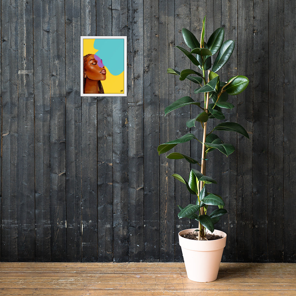 Message Received, Thank you Framed poster