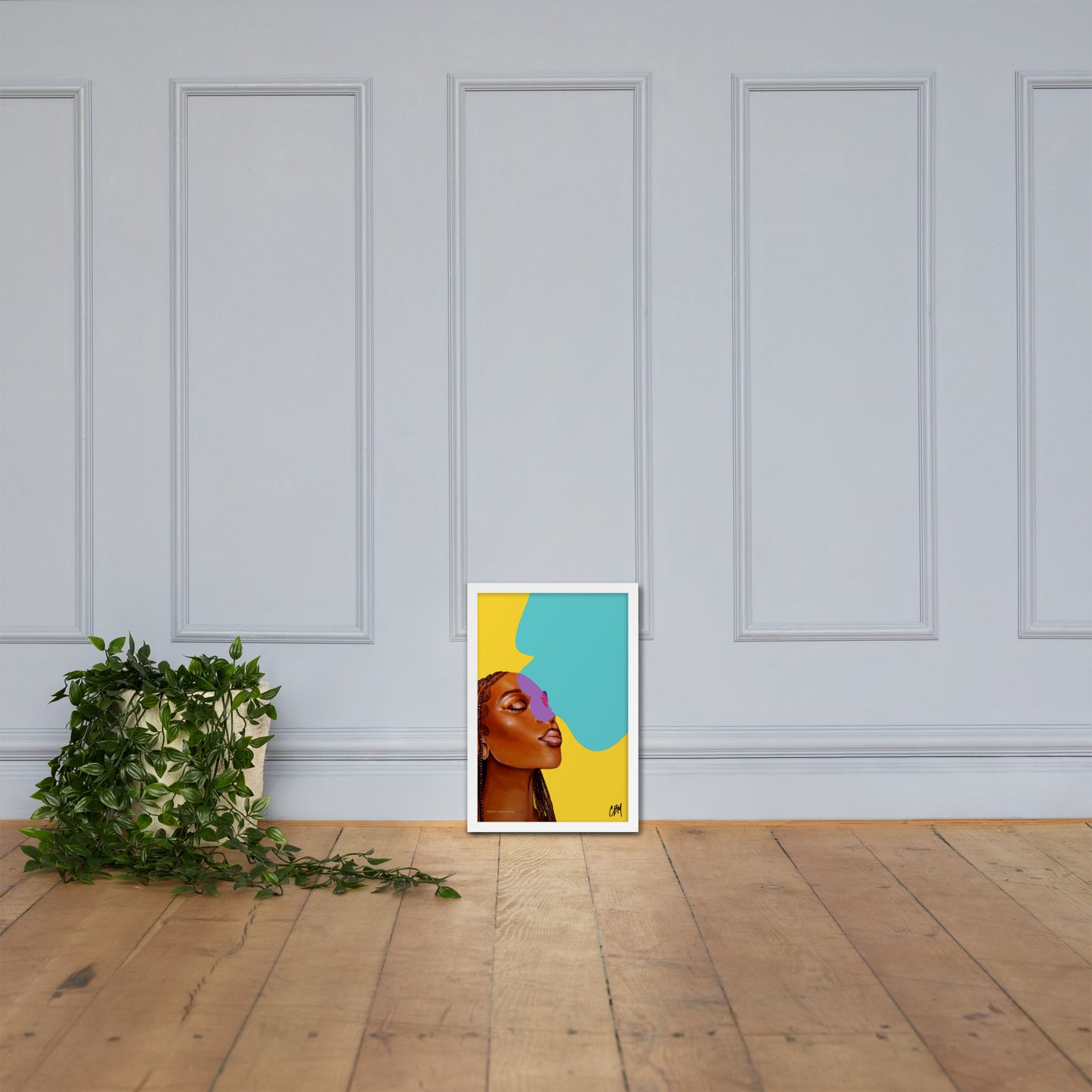 Message Received, Thank you Framed poster
