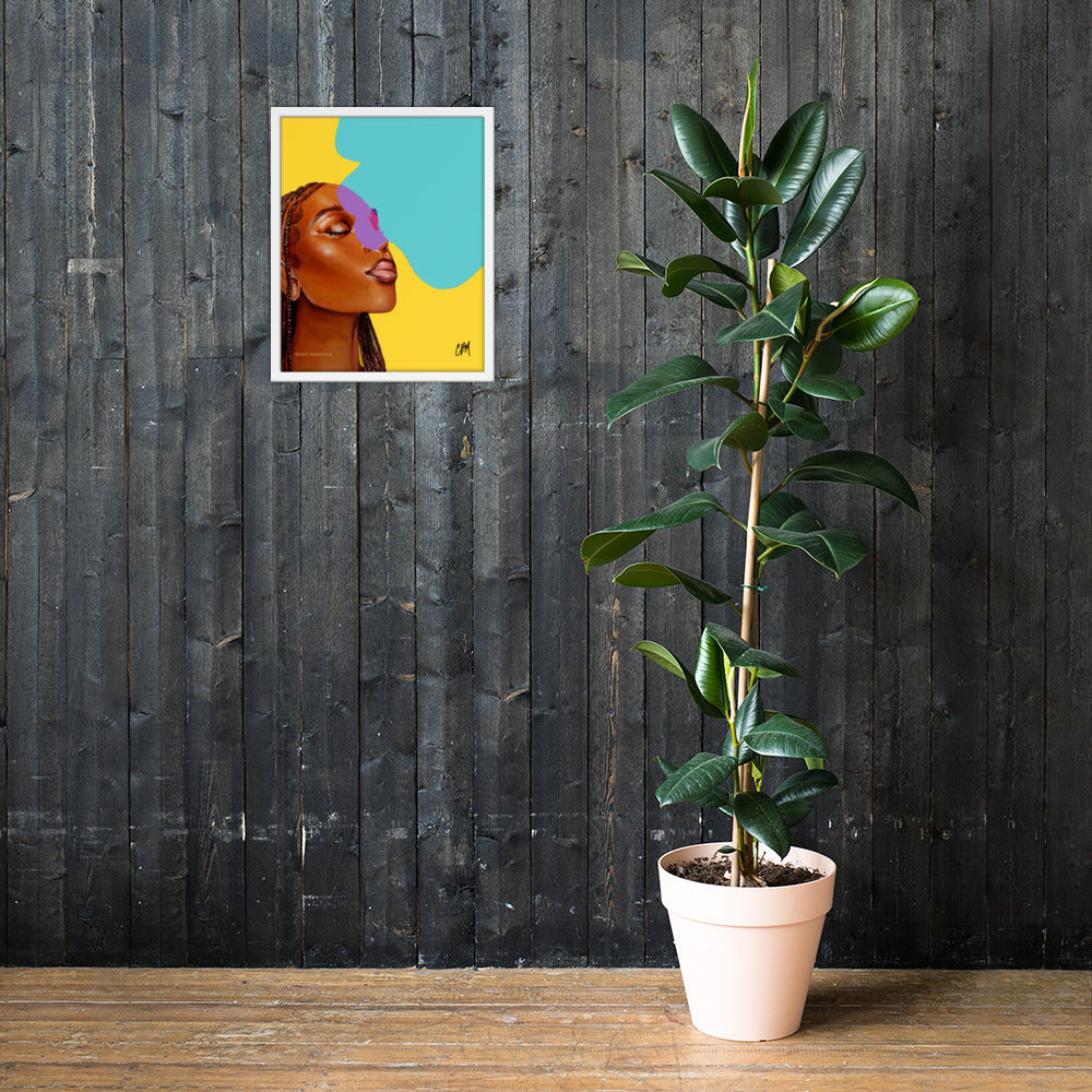 Message Received, Thank you Framed poster