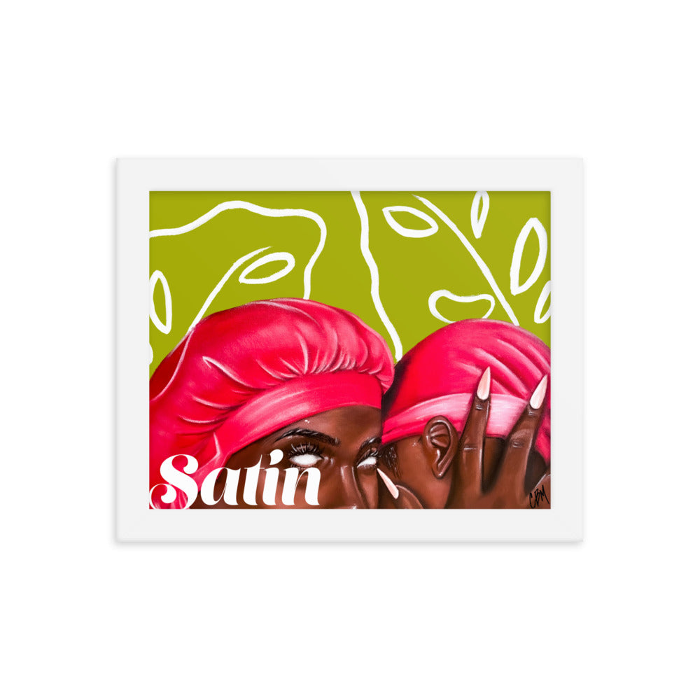 Satin Coupe Framed poster