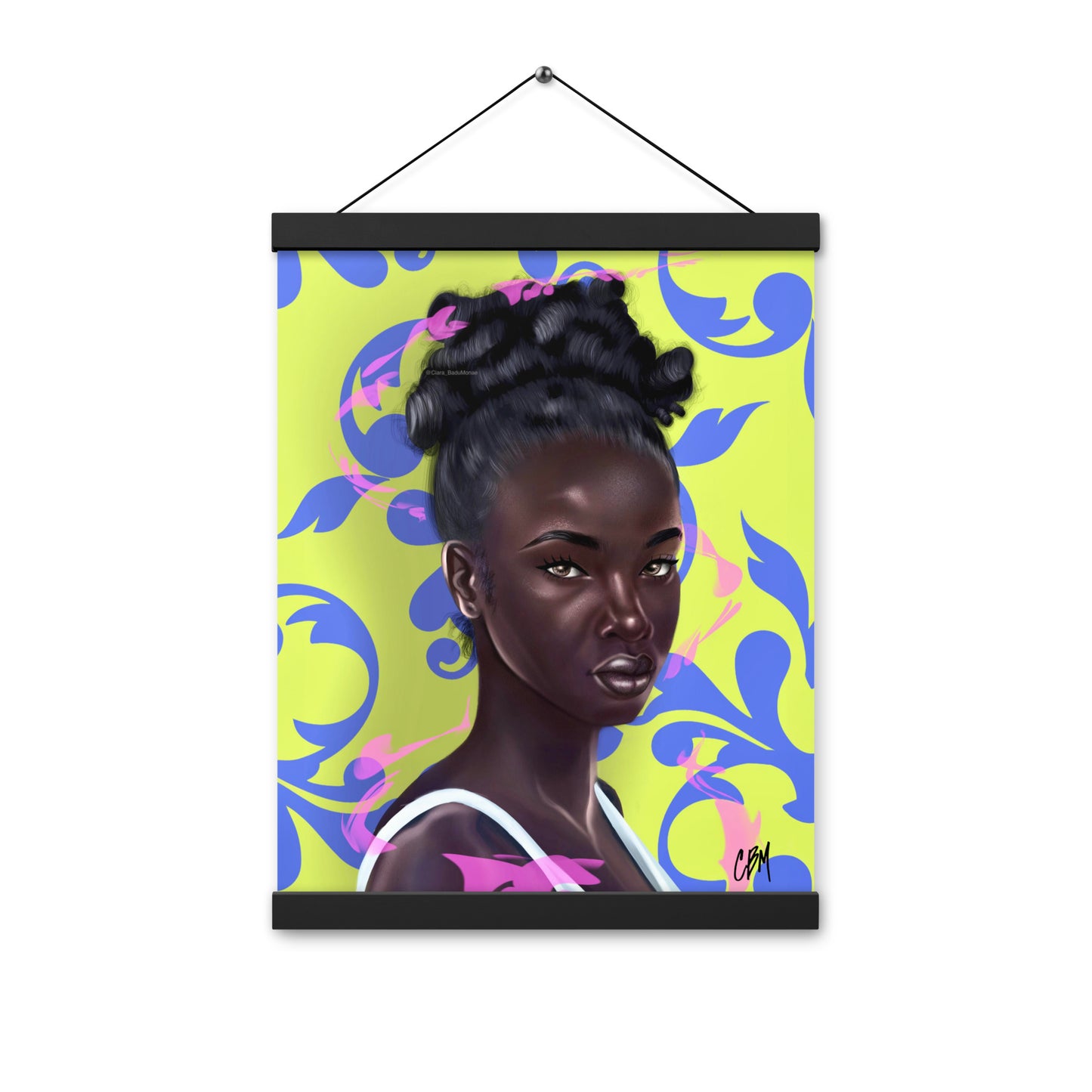 Digital Gyal 1 Poster with hangers