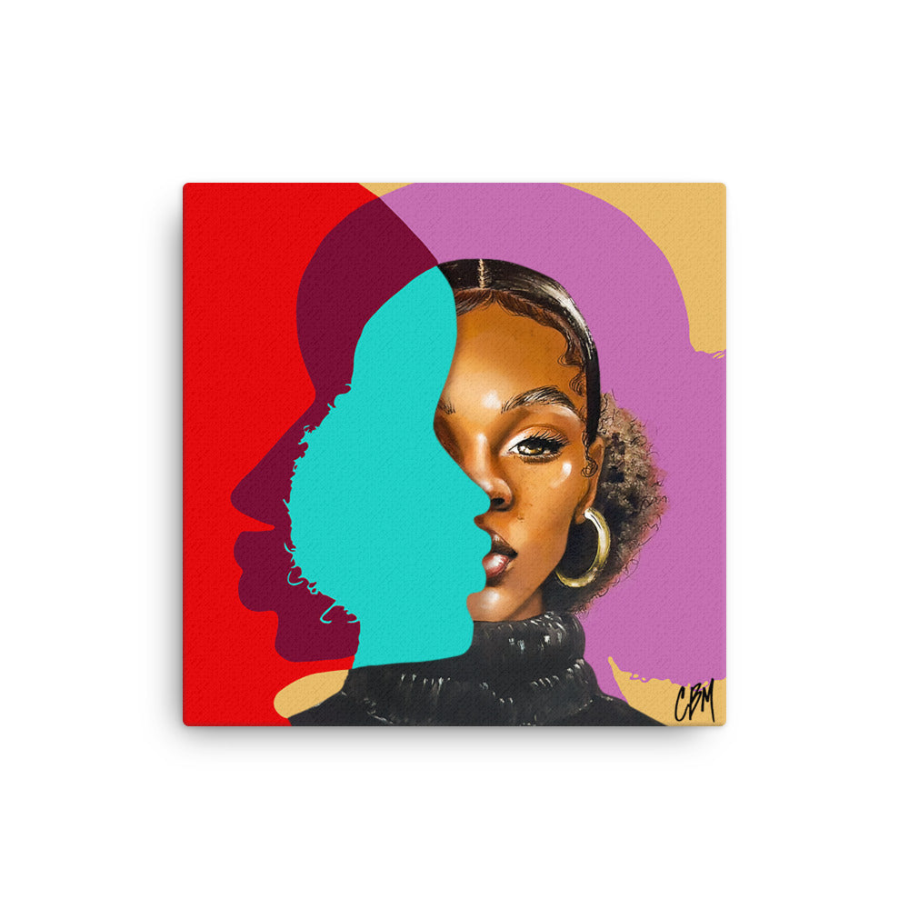 Just Let the Intrusion Walk On By Thin canvas
