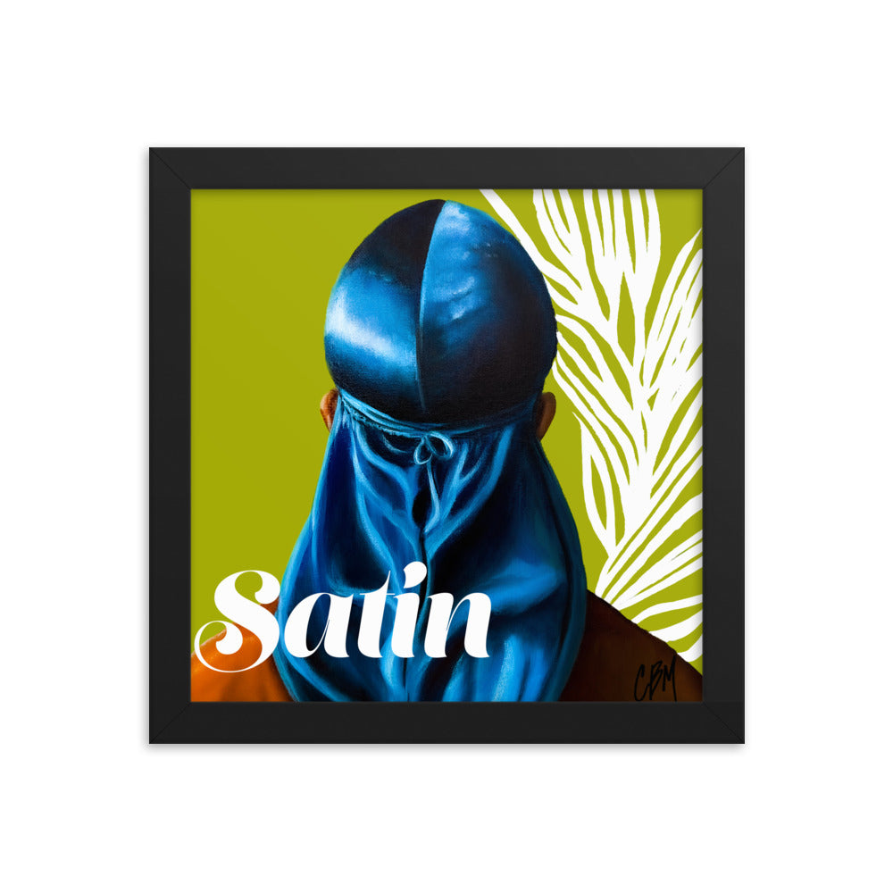 Satin Guy Framed poster