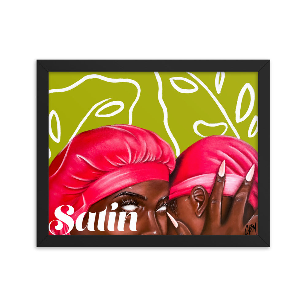 Satin Coupe Framed poster