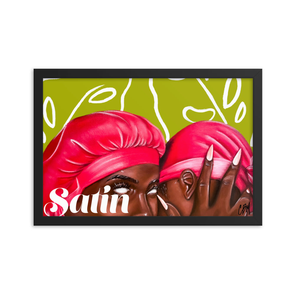 Satin Coupe Framed poster