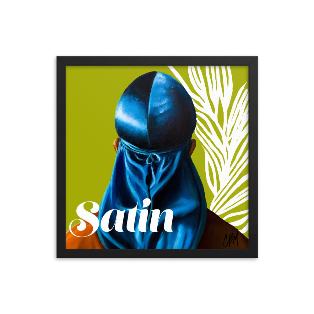 Satin Guy Framed poster