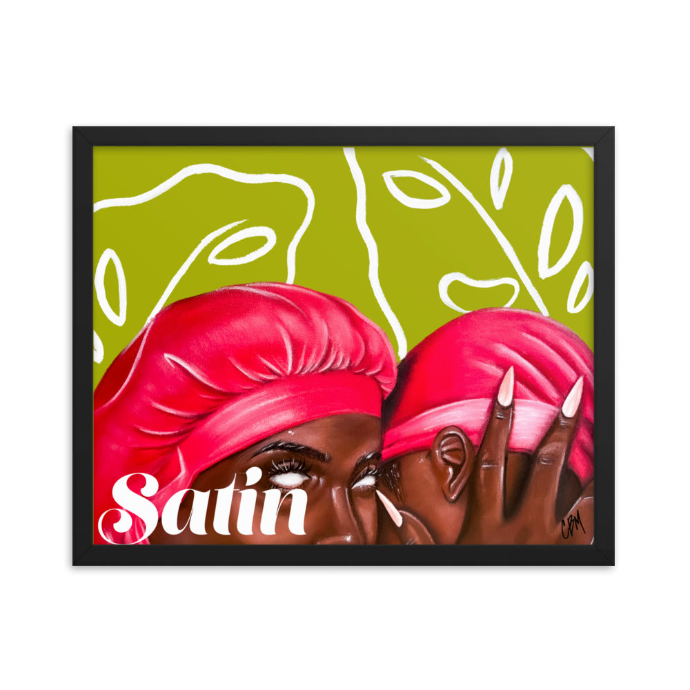 Satin Coupe Framed poster