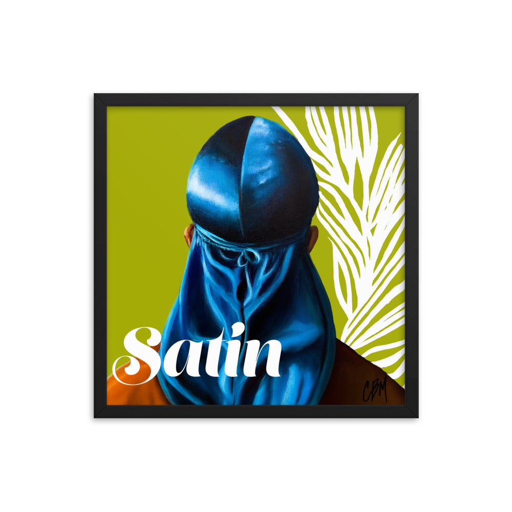 Satin Guy Framed poster