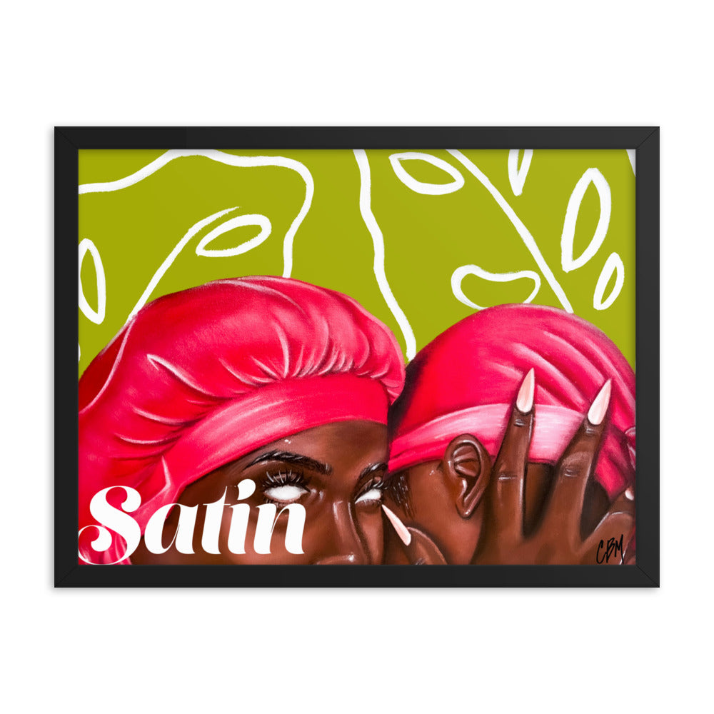 Satin Coupe Framed poster