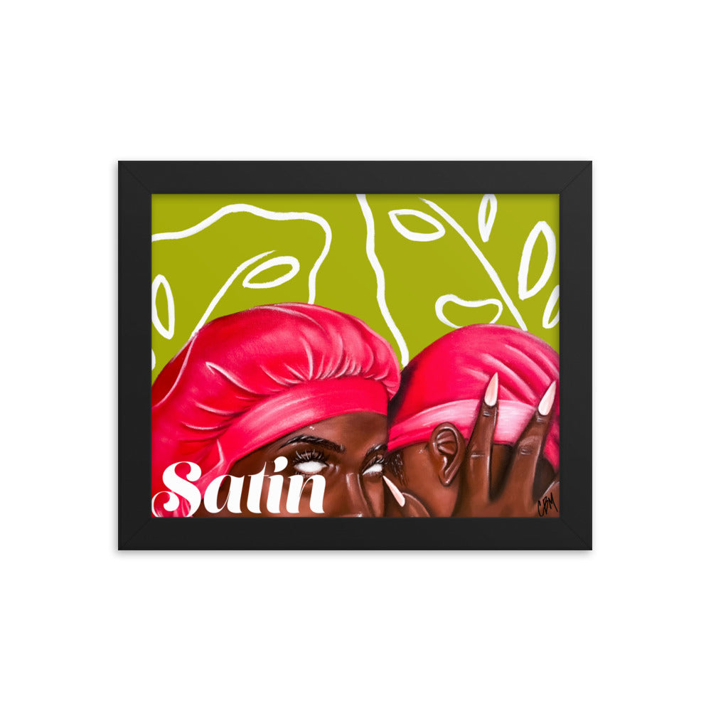 Satin Coupe Framed poster