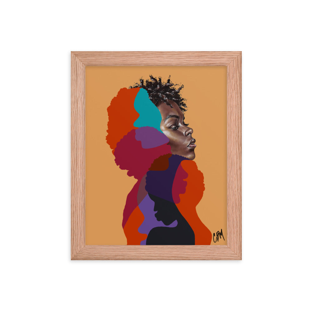 Internal Conscious Amplified Framed poster