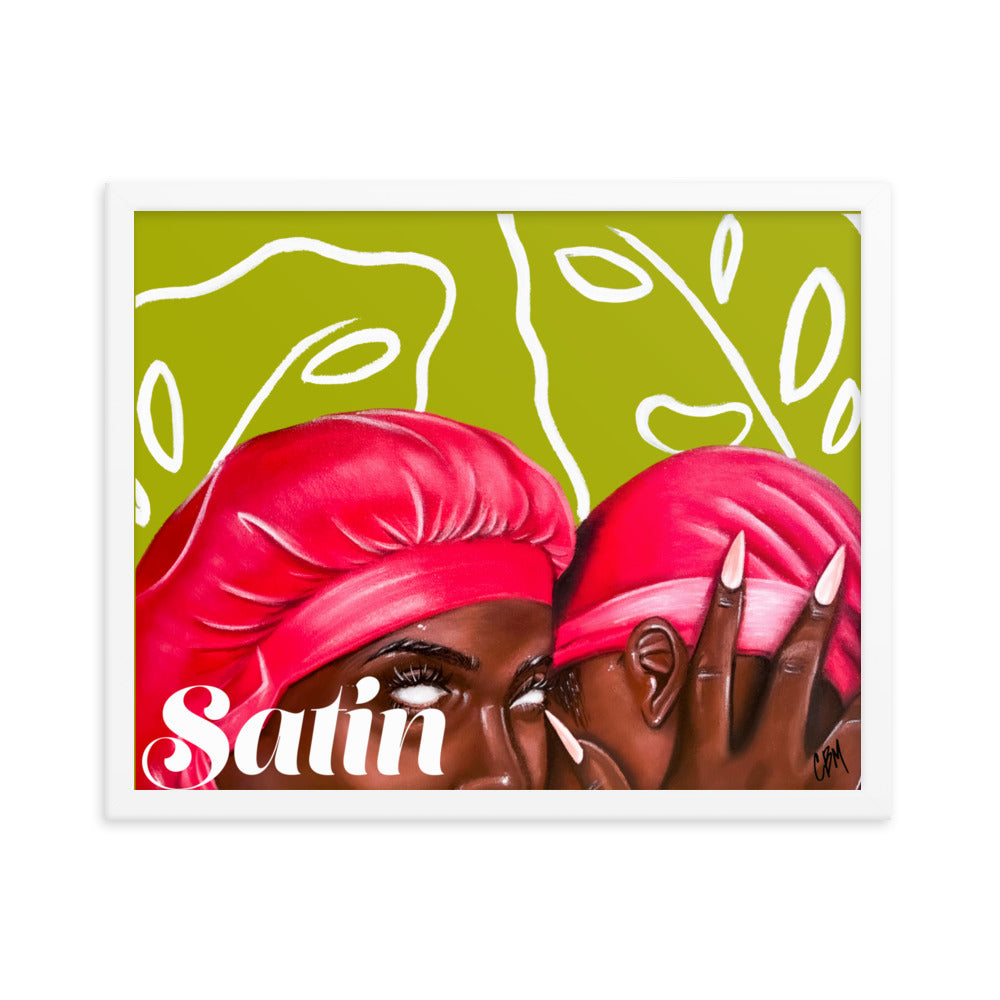 Satin Coupe Framed poster