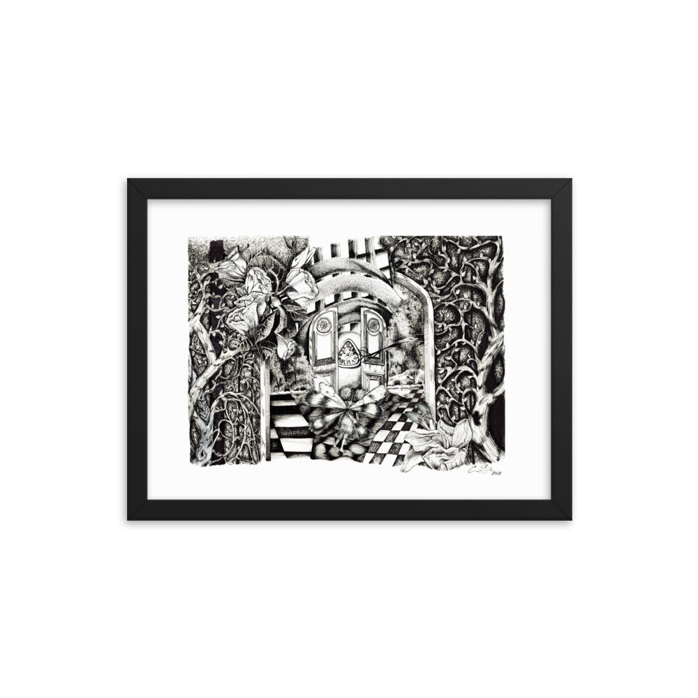 Inky Wonderland Framed photo paper poster