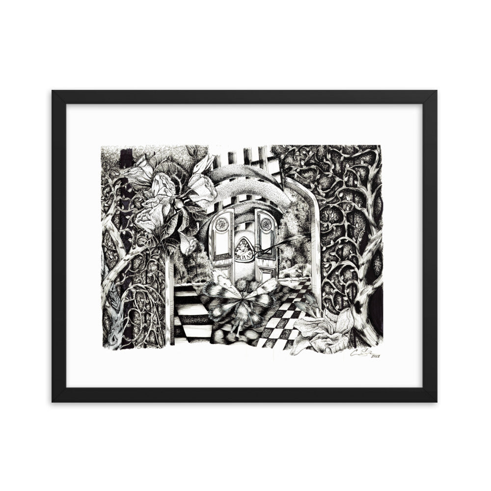 Inky Wonderland Framed photo paper poster