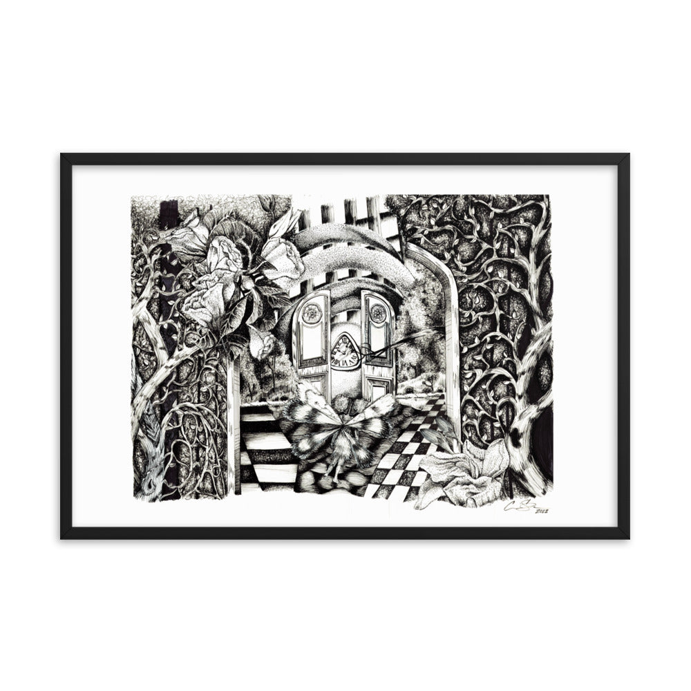 Inky Wonderland Framed photo paper poster