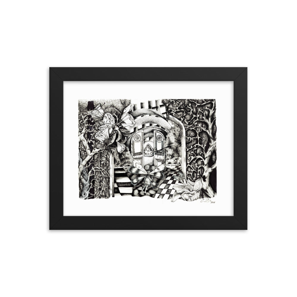 Inky Wonderland Framed photo paper poster