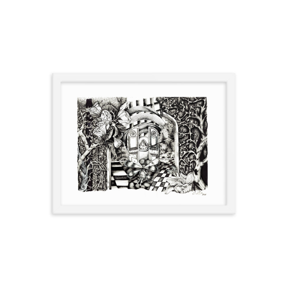 Inky Wonderland Framed photo paper poster