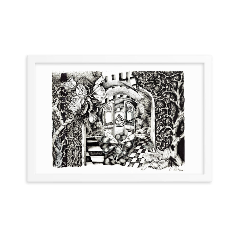 Inky Wonderland Framed photo paper poster