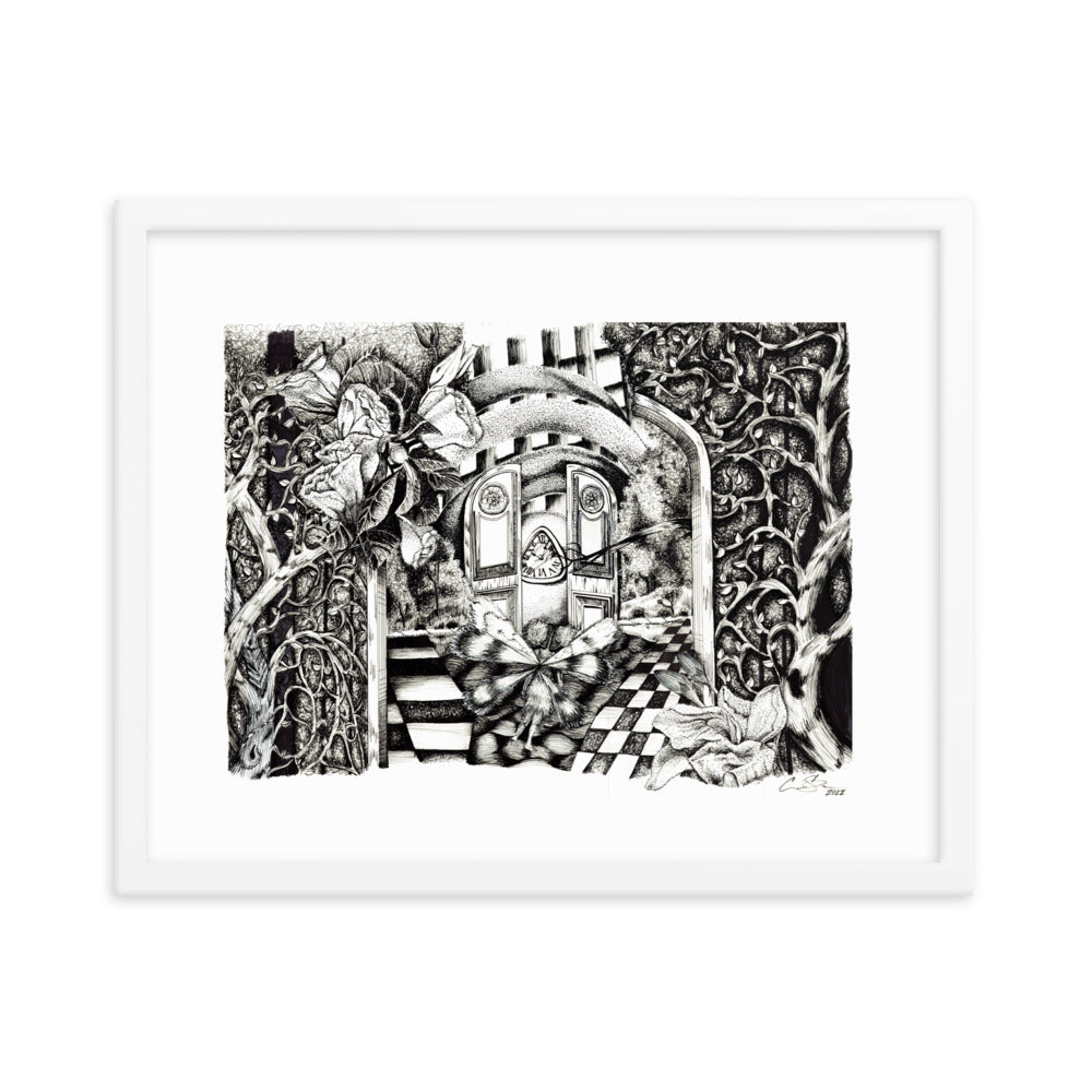 Inky Wonderland Framed photo paper poster