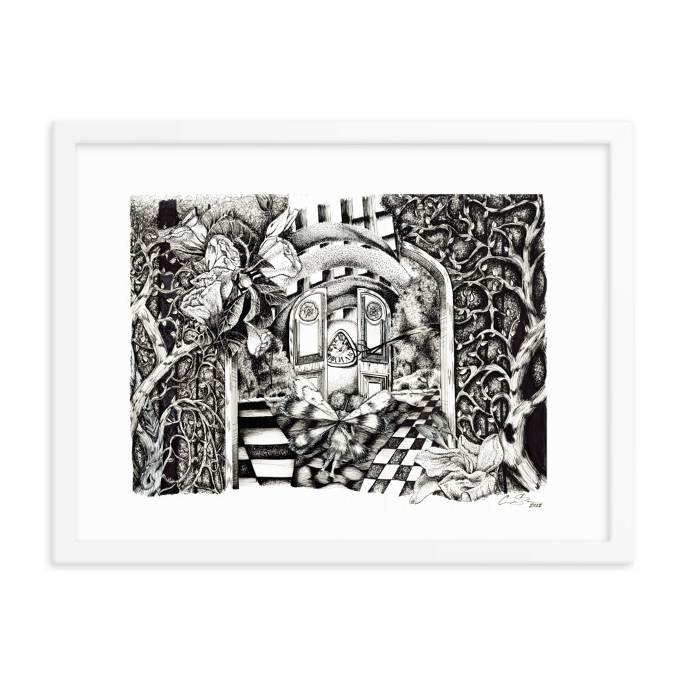 Inky Wonderland Framed photo paper poster