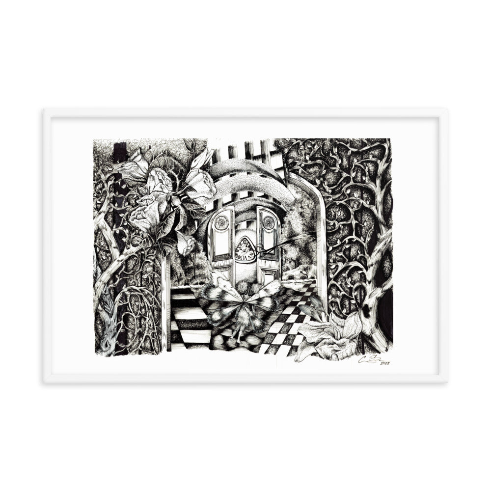 Inky Wonderland Framed photo paper poster