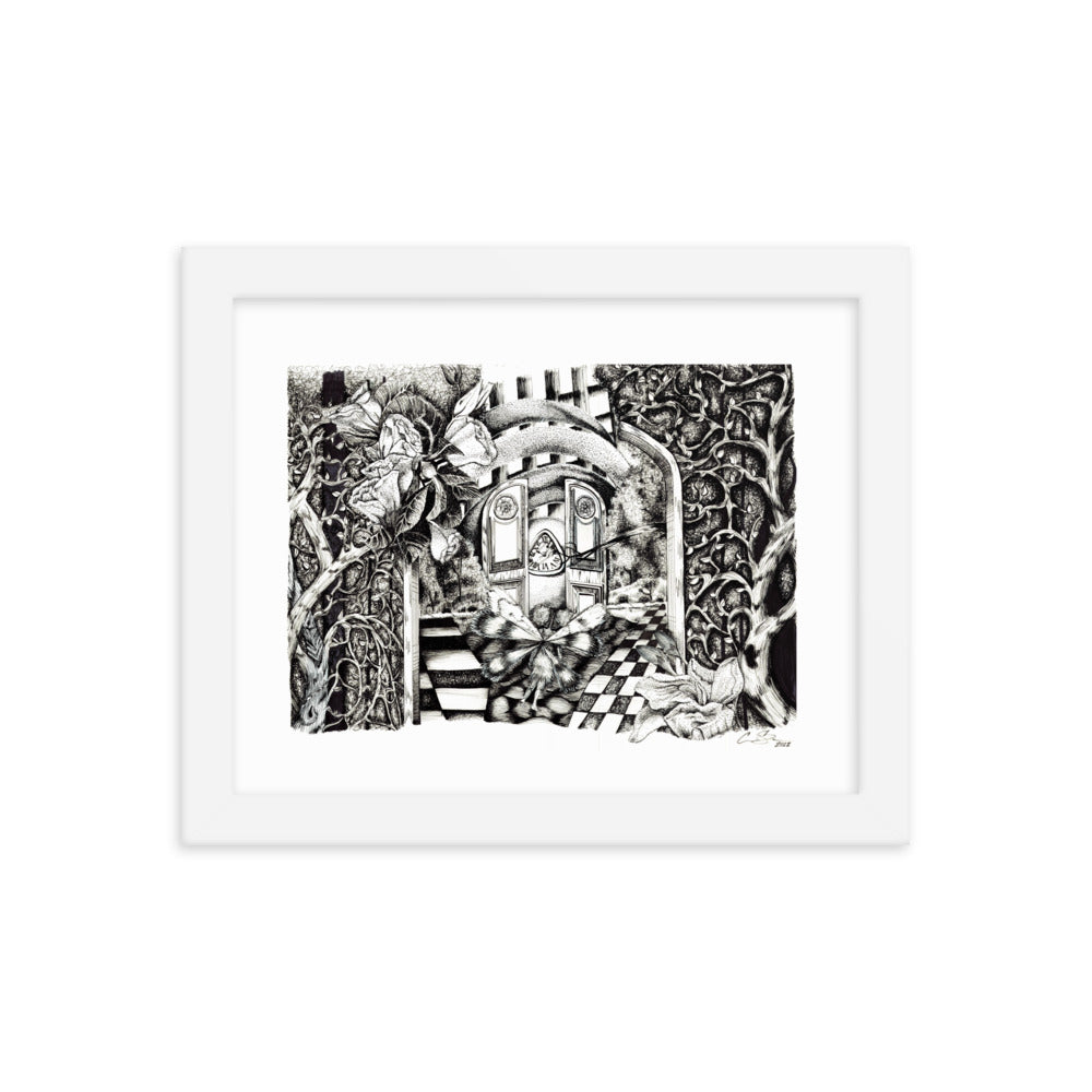 Inky Wonderland Framed photo paper poster