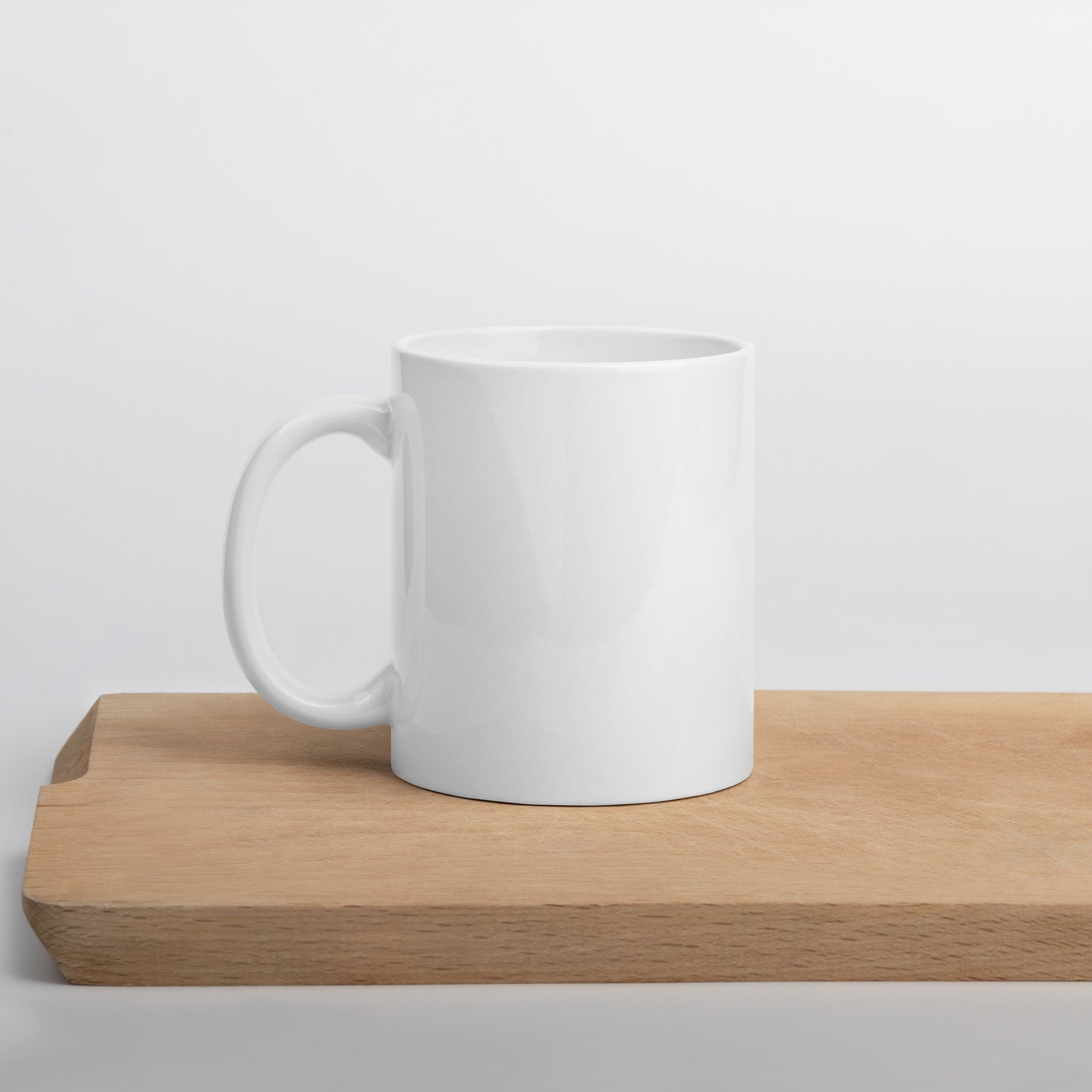 CBMA White glossy mug